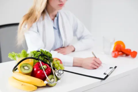 healthy food and medication
