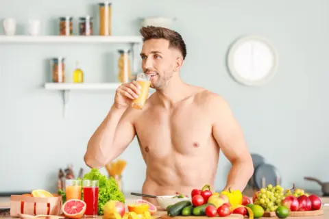 male with healthy lifestyle